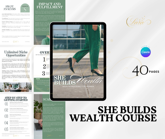 She Builds Wealth Course eBook