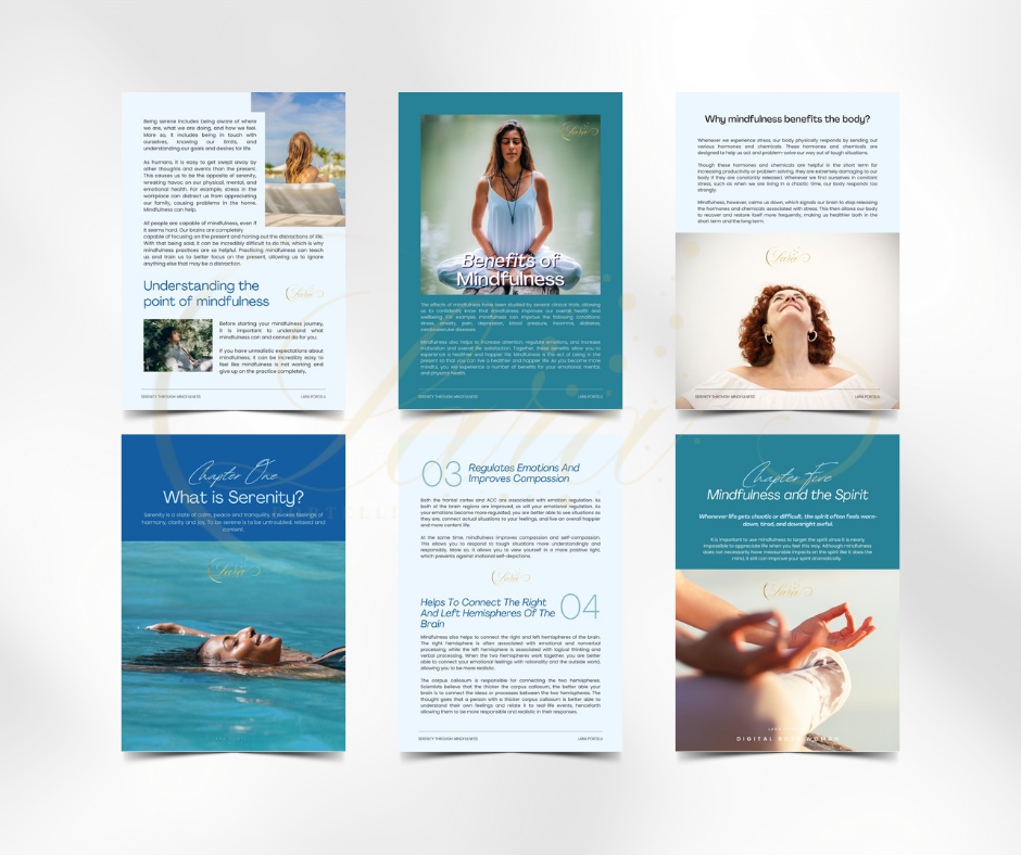 Serenity Through Mindfulness eBook & Workbook